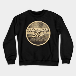 Samantha Fish Art Drawing Crewneck Sweatshirt